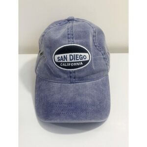 San Diego California Cap Hat Adult Adjustable 100% Cotton Purple